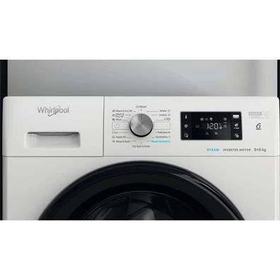 Whirlpool FFWDB 864349 BV EE fehér, elöltöltős, max.1400ford., 8 kg/6 kg, mosó-szárítógép