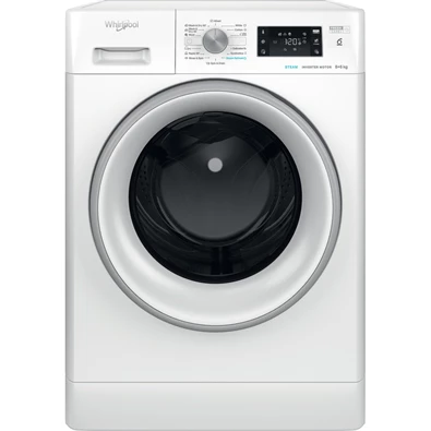 Whirlpool FFWDB 864369 SV EE fehér, elöltöltős, max.1400ford., 8 kg/6 kg, mosó-szárítógép