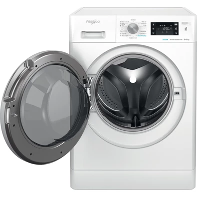 Whirlpool FFWDB 864369 SV EE fehér, elöltöltős, max.1400ford., 8 kg/6 kg, mosó-szárítógép