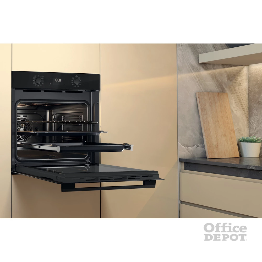 Whirlpool OMK58HU1B fekete, beépíthető, sütőtér: 71L, hidrolitikus, sütő