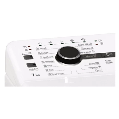 Whirlpool TDLRB 7222BS EU/N 7 kg felültöltős mosógép Whirlpool TDLRB 7222BS EU/N 7 kg felültöltős mosógép