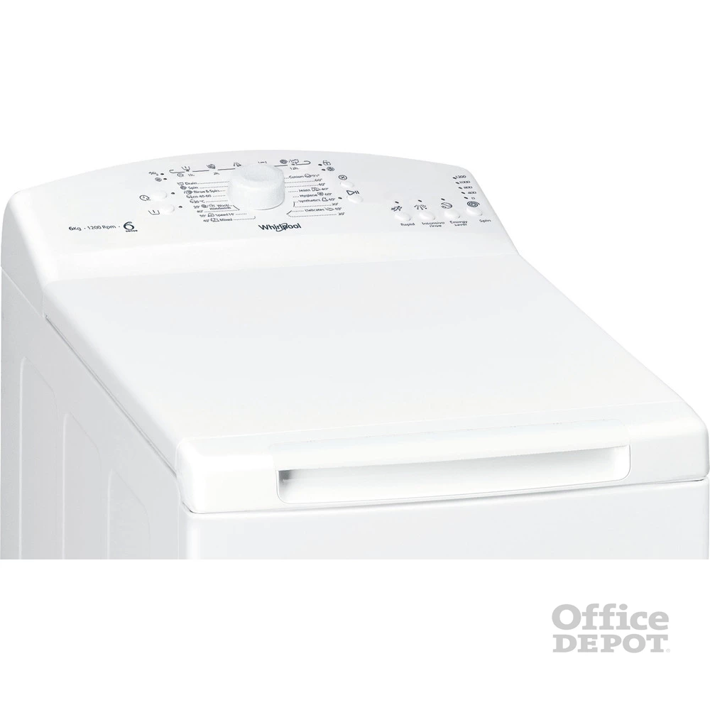 Whirlpool TDLR 6230L EU/N fehér, felültöltős, max.1200ford., 6 kg, mosógép