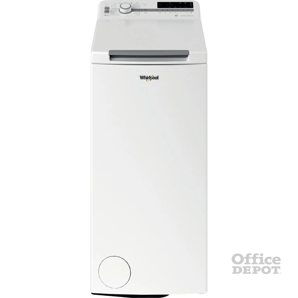 Whirlpool TDLR 7221BS EU/N fehér, felültöltős, max.1200ford., 7 kg, mosógép