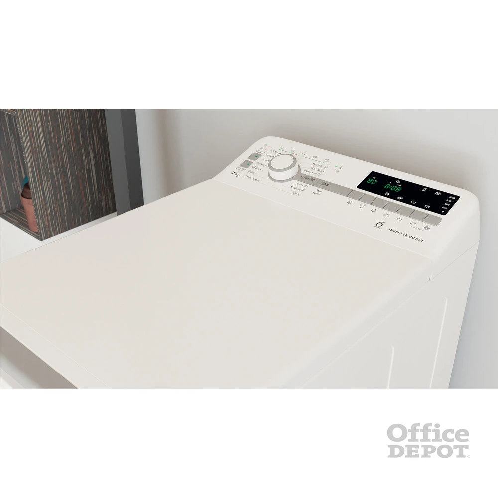 Whirlpool TDLR 7221BS EU/N fehér, felültöltős, max.1200ford., 7 kg, mosógép