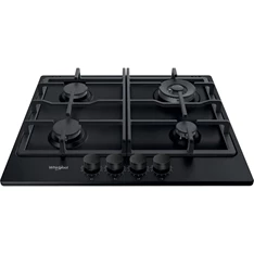Whirlpool TKRL 661 NB fekete beépíthető gáz főzőlap Whirlpool TKRL 661 NB fekete beépíthető gáz főzőlap