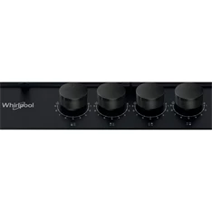 Whirlpool TKRL 661 NB fekete beépíthető gáz főzőlap Whirlpool TKRL 661 NB fekete beépíthető gáz főzőlap