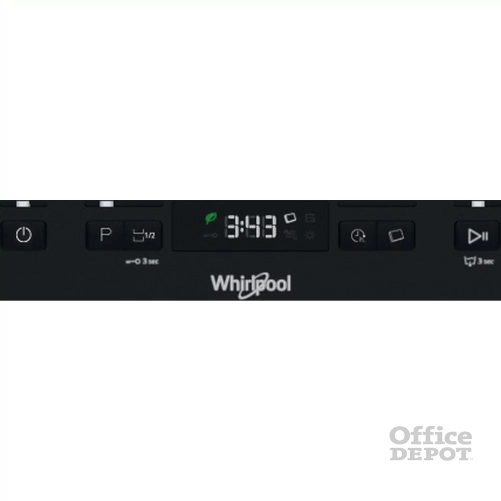 Whirlpool W2F HD624 X inox, programok száma: 9, szabadonálló, 14 terítékes mosogatógép 