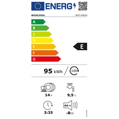 Whirlpool W2F HD624 14 terítékes mosogatógép Whirlpool W2F HD624 14 terítékes mosogatógép
