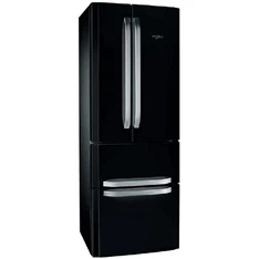 Whirlpool W4D7 BC21 fekete, alulfagyasztós, Side-by-Side, Hűtő:302L, Fagyasztó:150L, No frost hűtőszekrény (Újszerű)