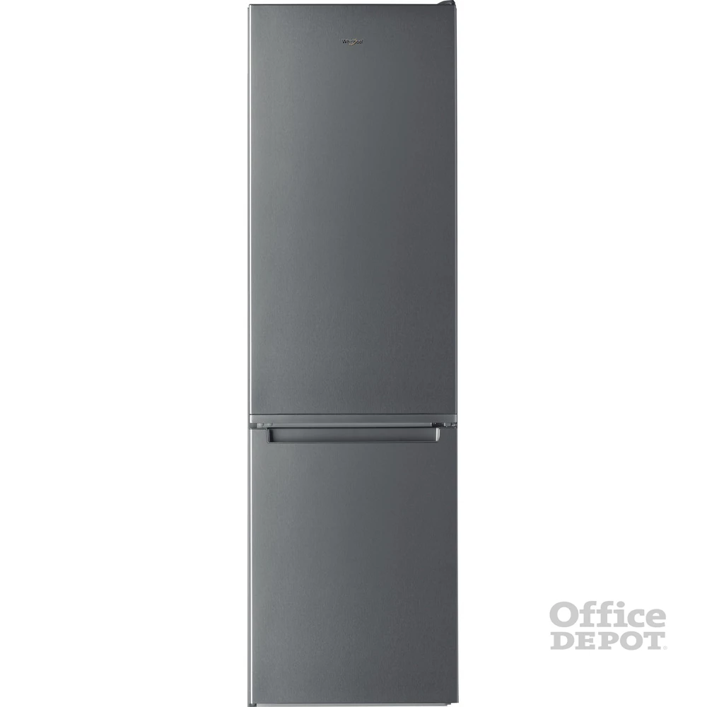 Whirlpool W5 921E OX 2 inox, alulfagyasztós, Hűtő:262L, Fagyasztó:111L, hűtőszekrény