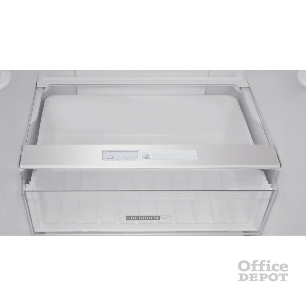 Whirlpool W5 921E OX 2 inox, alulfagyasztós, Hűtő:262L, Fagyasztó:111L, hűtőszekrény