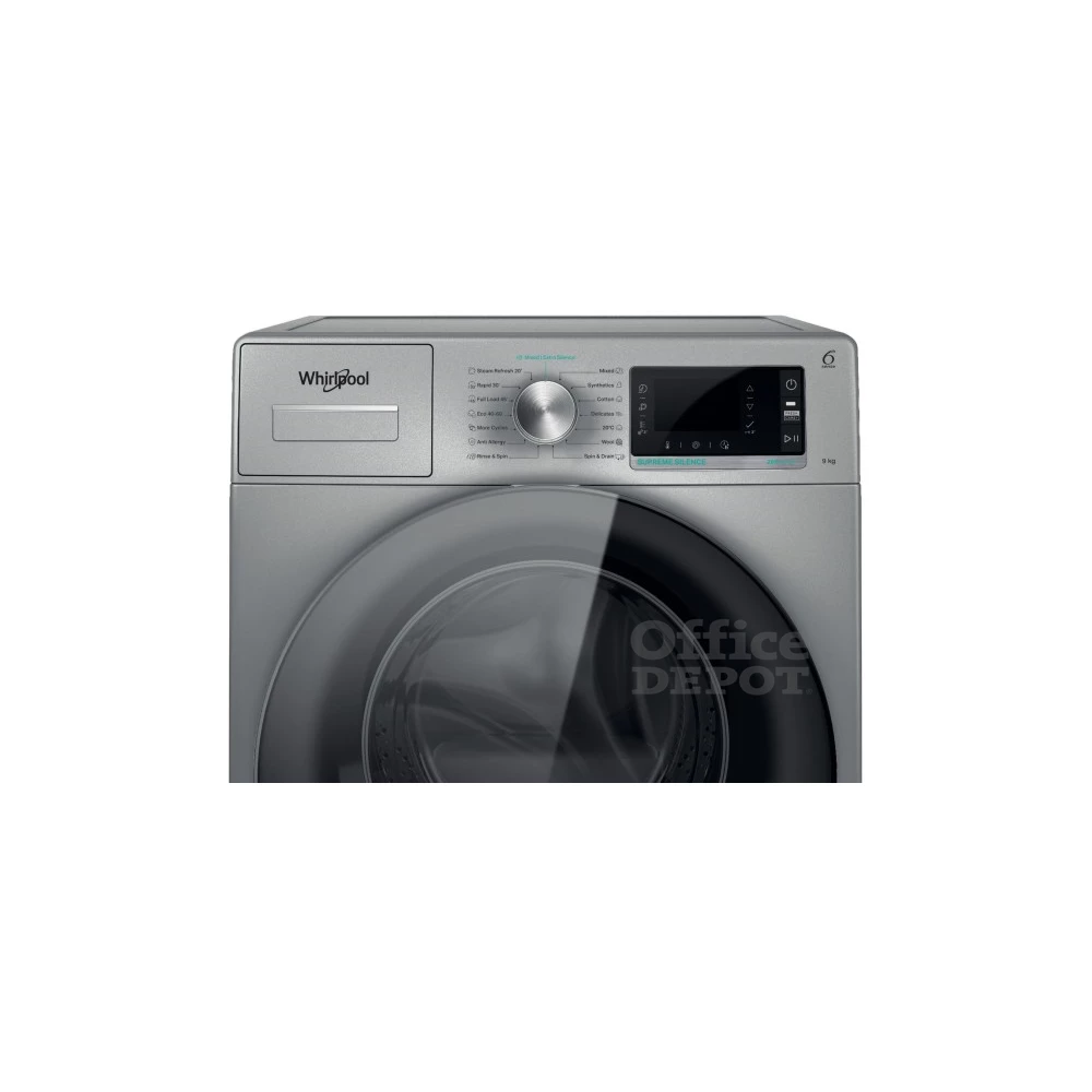 Whirlpool W6 W945SB EE inox 9 kg elöltöltős mosógép