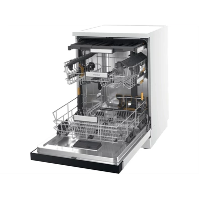 Whirlpool W7F HS41 fehér, programok száma: 8, szabadonálló, 15 terítékes mosogatógép 