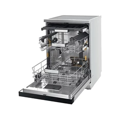 Whirlpool W7F HS51 X inox, programok száma: 8, szabadonálló, 15 terítékes mosogatógép 