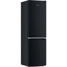 Whirlpool W7X 93A K fekete, alulfagyasztós, Hűtő:263L, Fagyasztó:104L, No frost hűtőszekrény (Újszerű)