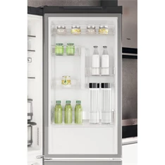 Whirlpool W7X 94A OX inox alulfagyasztós hűtőszekrény (Használt - B) Whirlpool W7X 94A OX inox alulfagyasztós hűtőszekrény (Használt - B)