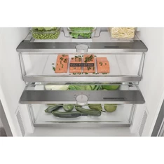 Whirlpool W7X 94T SX Total inox, alulfagyasztós, Hűtő:263L, Fagyasztó:104L, No frost hűtőszekrény