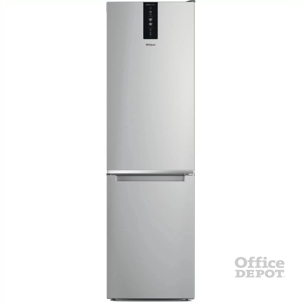 Whirlpool W7X 94T SX Total inox, alulfagyasztós, Hűtő:263L, Fagyasztó:104L, No frost hűtőszekrény
