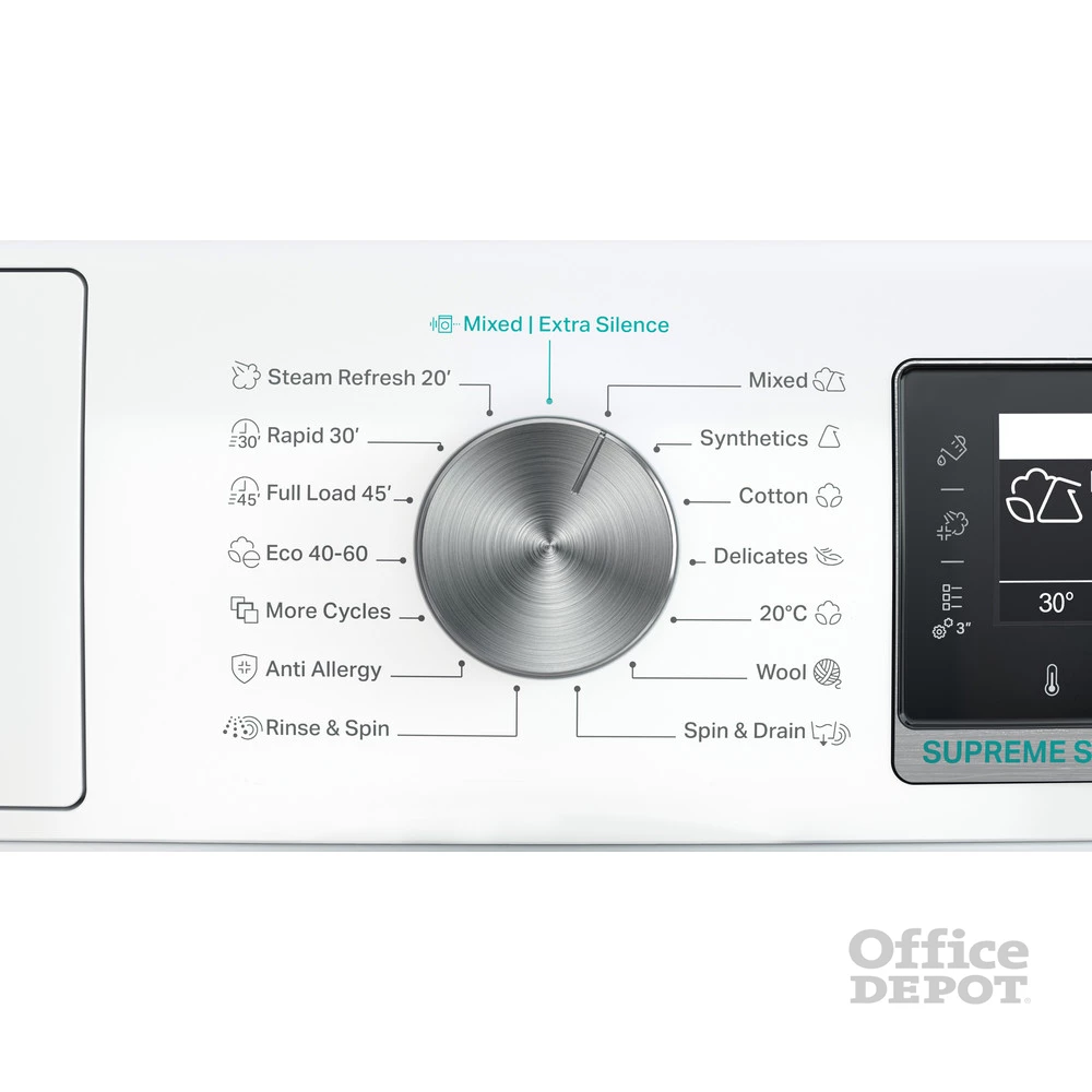 Whirlpool W7X W845WB EE fehér, elöltöltős, max.1400ford., 8 kg, mosógép