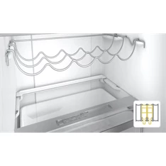 Whirlpool W7 831T OX H alulfagyasztós hűtőszekrény Whirlpool W7 831T OX H alulfagyasztós hűtőszekrény