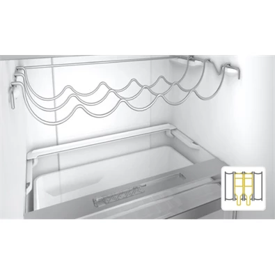 Whirlpool W7 831T OX H alulfagyasztós hűtőszekrény Whirlpool W7 831T OX H alulfagyasztós hűtőszekrény