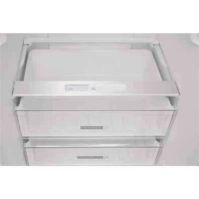 Whirlpool W7 921O K AQUA fekete, alulfagyasztós, Hűtő:264L, Fagyasztó:104L, No frost hűtőszekrény