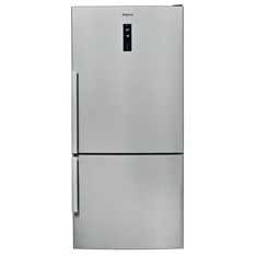 Whirlpool W84BE 72 X 2 inox, alulfagyasztós, Hűtő:407L, Fagyasztó:181L, Dual no frost hűtőszekrény