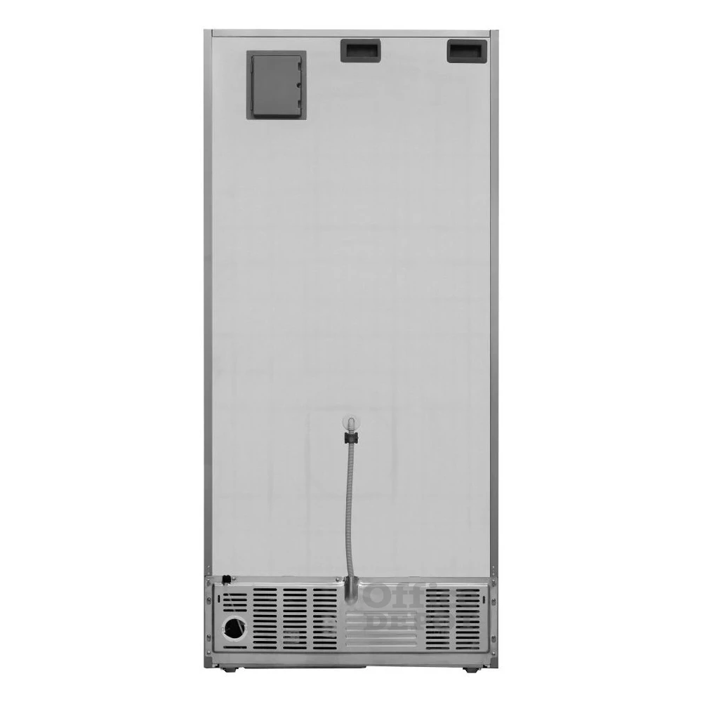 Whirlpool W84BE 72 X 2 inox, alulfagyasztós, Hűtő:407L, Fagyasztó:181L, Dual no frost hűtőszekrény