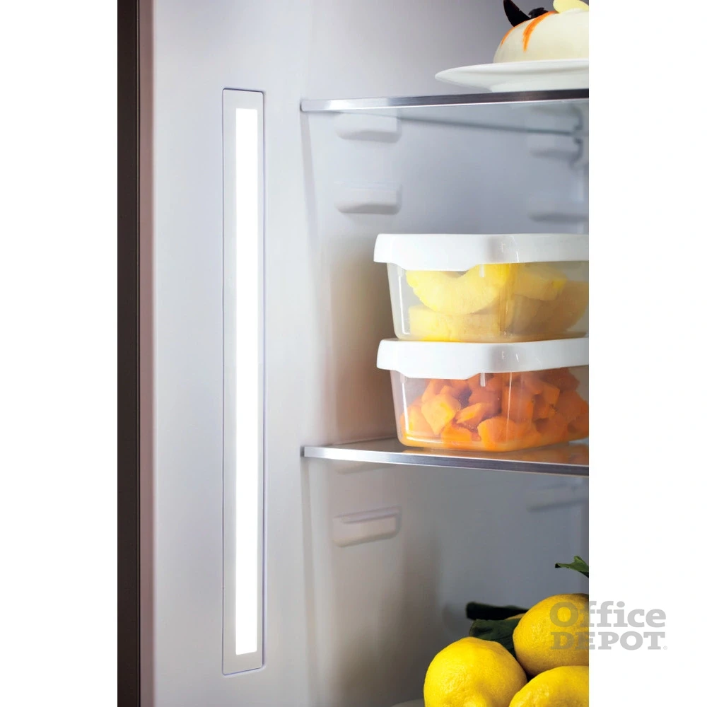 Whirlpool W84BE 72 X 2 inox, alulfagyasztós, Hűtő:407L, Fagyasztó:181L, Dual no frost hűtőszekrény