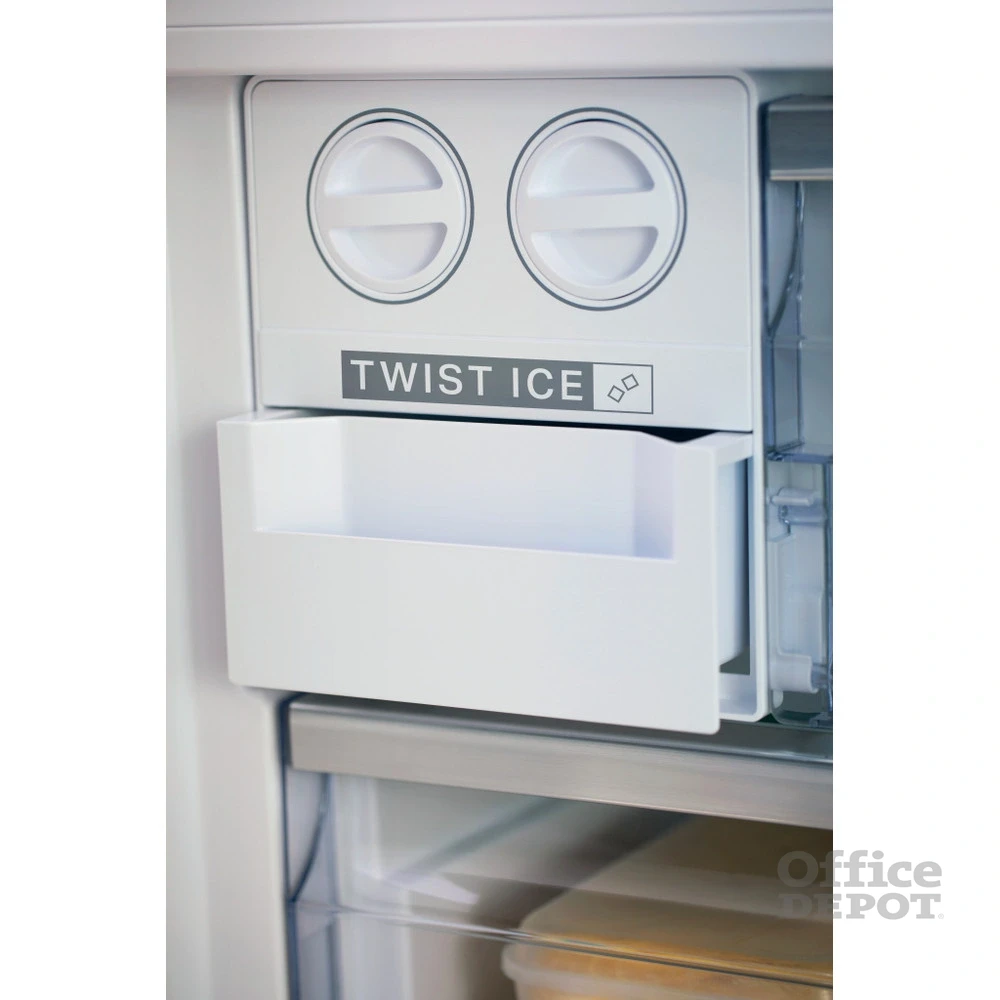 Whirlpool W84BE 72 X 2 inox, alulfagyasztós, Hűtő:407L, Fagyasztó:181L, Dual no frost hűtőszekrény