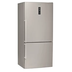 Whirlpool W84BE 72 X 2 inox, alulfagyasztós, Hűtő:407L, Fagyasztó:181L, Dual no frost hűtőszekrény