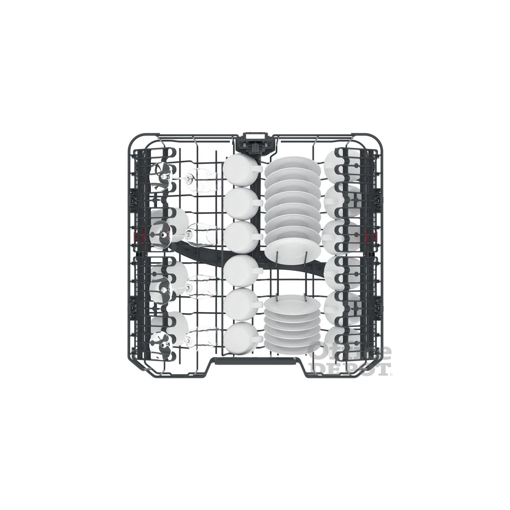 Whirlpool WBC 3C26 X programok száma: 8, beépíthető, 14 terítékes mosogatógép 