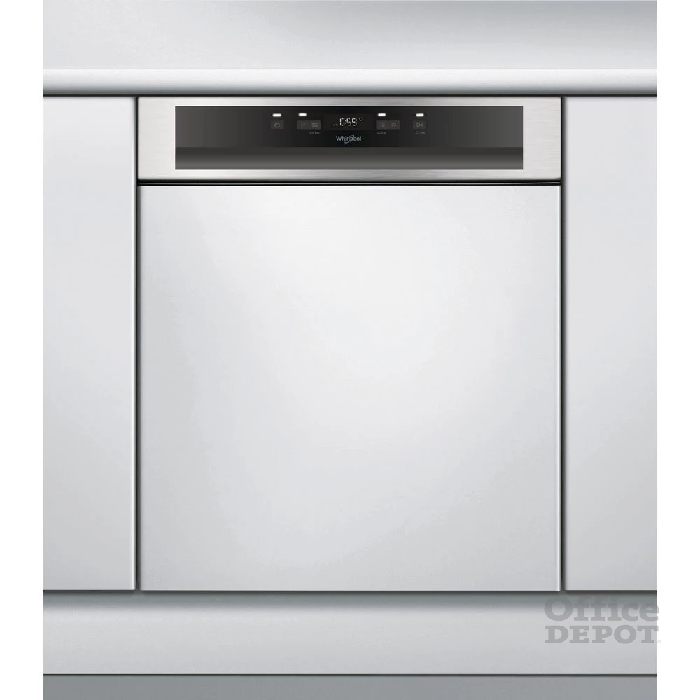 Whirlpool WBC 3C26 X programok száma: 8, beépíthető, 14 terítékes mosogatógép 