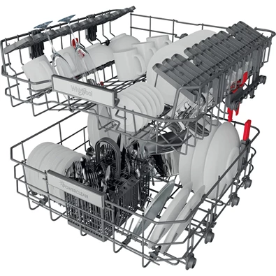 Whirlpool WBO 3T333 P 6.5 X beépíthető 14 terítékes mosogatógép Whirlpool WBO 3T333 P 6.5 X beépíthető 14 terítékes mosogatógép