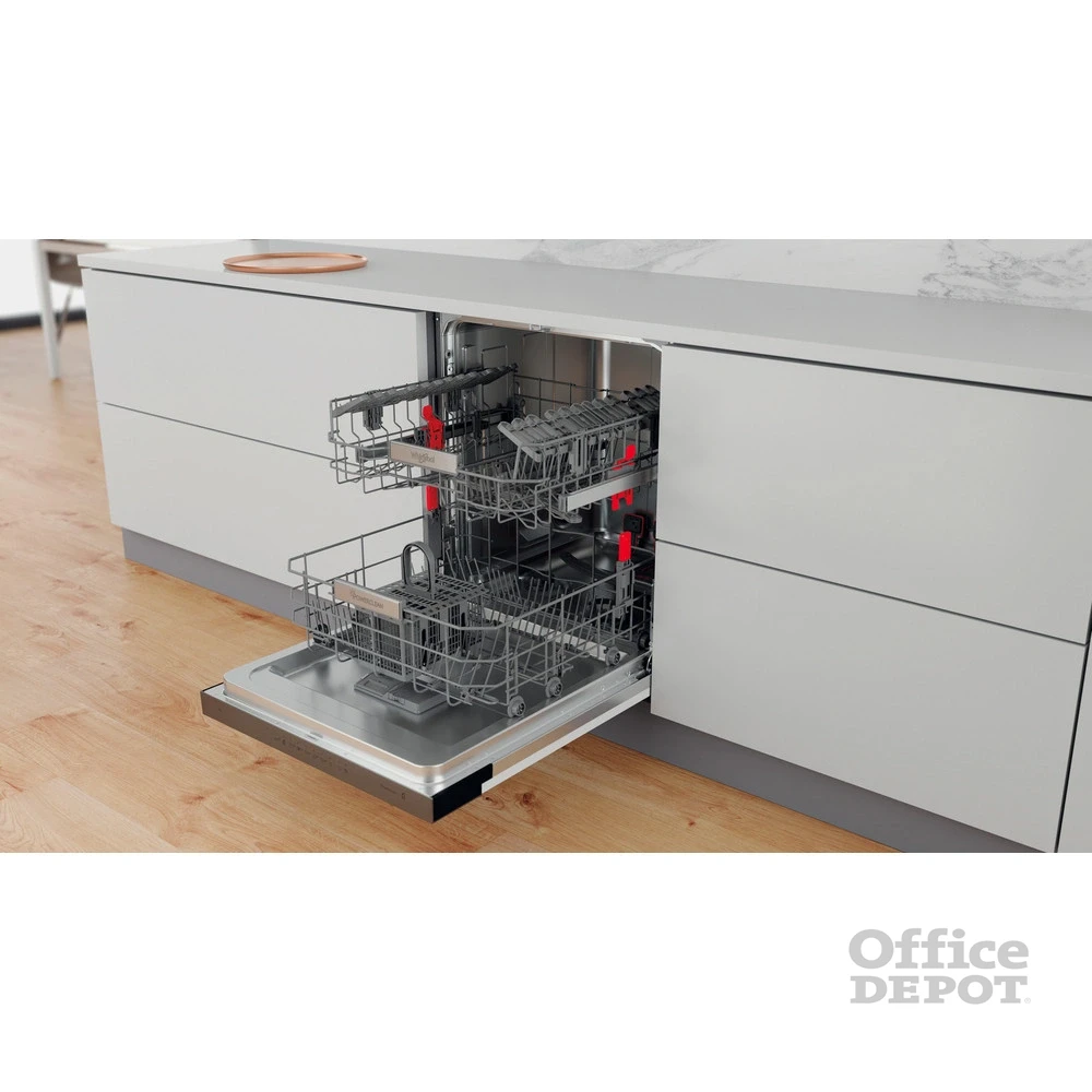 Whirlpool WBO 3T333 P 6.5 X programok száma: 11, beépíthető, 14 terítékes mosogatógép 