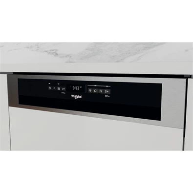 Whirlpool WBO 3T341 P X programok száma: 10, beépíthető, 14 terítékes mosogatógép 
