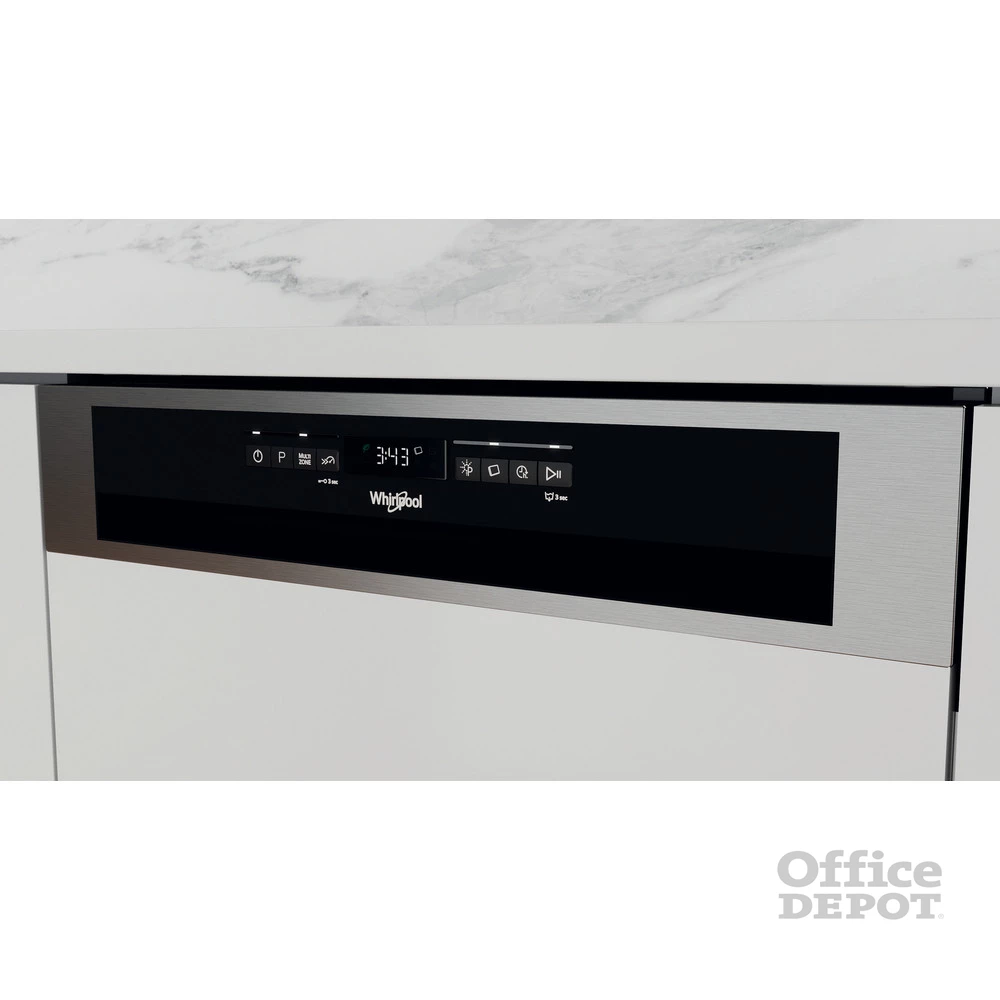 Whirlpool WBO 3T341 P X programok száma: 10, beépíthető, 14 terítékes mosogatógép 