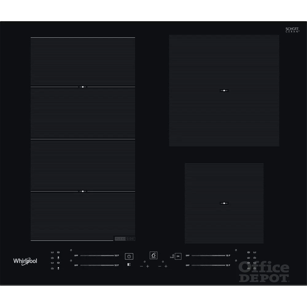 Whirlpool WF S4160 BF fekete, beépíthető, indukciós, főzőzóna: 4, beépíthető méret: 56cm, főzőlap