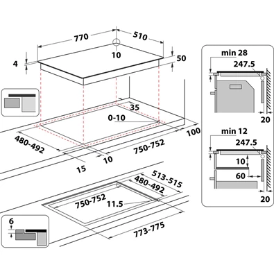 Whirlpool WL S3777 NE indukciós főzőlap Whirlpool WL S3777 NE indukciós főzőlap