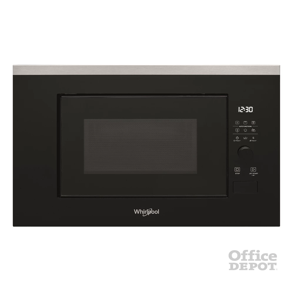 Whirlpool WMF200G 1200W 20L fekete beépíthető mikrohullámú sütő