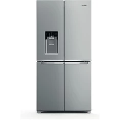 Whirlpool WQ9I MO1L inox, Side-by-Side, Hűtő:355L, Fagyasztó:237L, No frost hűtőszekrény
