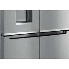 Whirlpool WQ9I MO1L inox, Side-by-Side, Hűtő:355L, Fagyasztó:237L, No frost hűtőszekrény