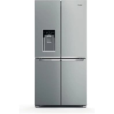 Whirlpool WQ9I MO1L inox, Side-by-Side, Hűtő:355L, Fagyasztó:237L, No frost hűtőszekrény