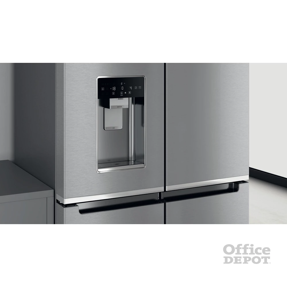 Whirlpool WQ9I MO1L inox, Side-by-Side, Hűtő:355L, Fagyasztó:237L, No frost hűtőszekrény