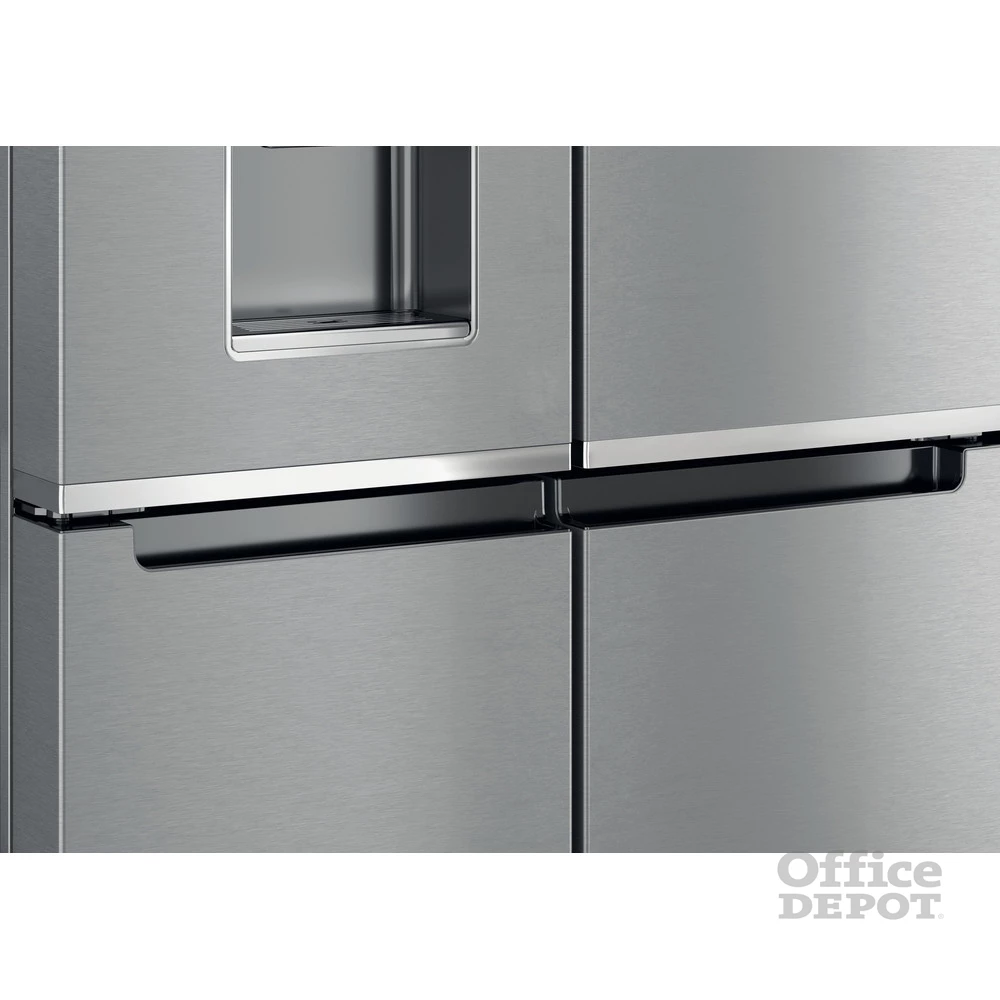 Whirlpool WQ9I MO1L inox, Side-by-Side, Hűtő:355L, Fagyasztó:237L, No frost hűtőszekrény