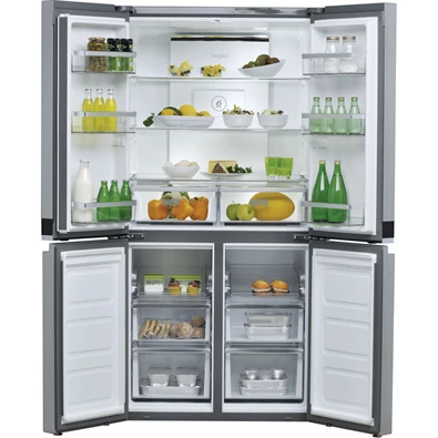 Whirlpool WQ9 B2L Side-by-side inox hűtőszekrény Whirlpool WQ9 B2L Side-by-side inox hűtőszekrény