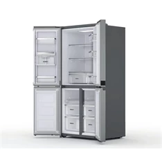 Whirlpool WQ9 U2L inox, Side-by-Side, Hűtő:388L, Fagyasztó:206L, Total No frost hűtőszekrény
