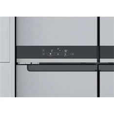 Whirlpool WQ9 U2L inox, Side-by-Side, Hűtő:388L, Fagyasztó:206L, Total No frost hűtőszekrény