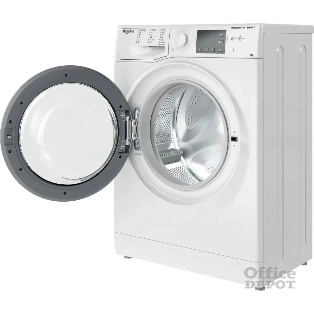 Whirlpool WRSB 7259 WB EU fehér, elöltöltős, keskeny, max.1200ford., 7 kg, mosógép
