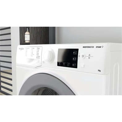 Whirlpool WRSB 7259 WS EU keskeny elöltöltős mosógép Whirlpool WRSB 7259 WS EU keskeny elöltöltős mosógép